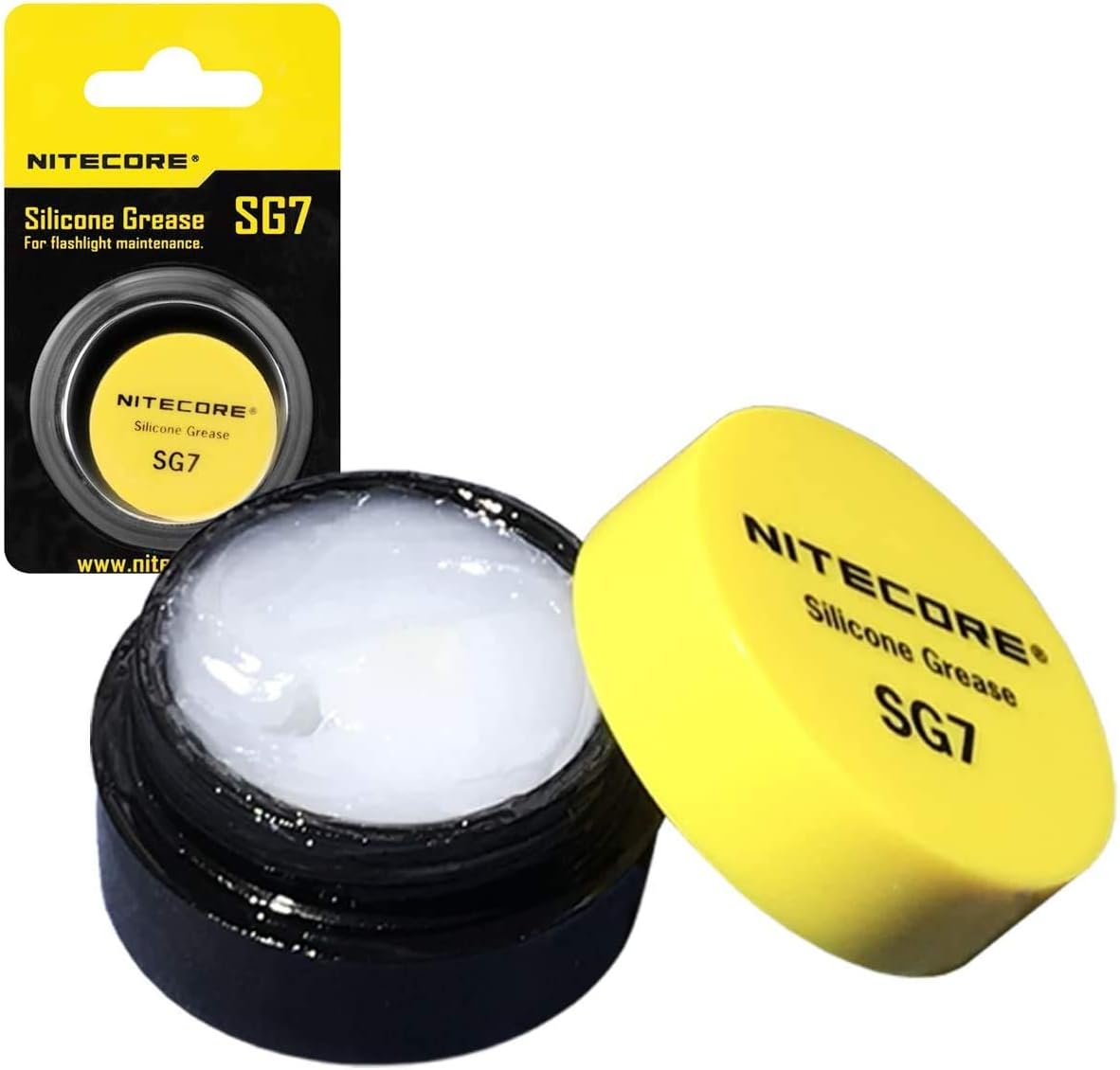 Nitecore SG7 Silicone Grease for All Flashlight Brands, O-Rings, Threads (5g)