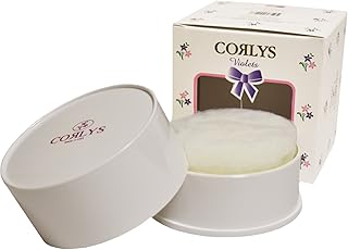 Corlys Dusting Powder for Women and Children with Puff 4 Oz