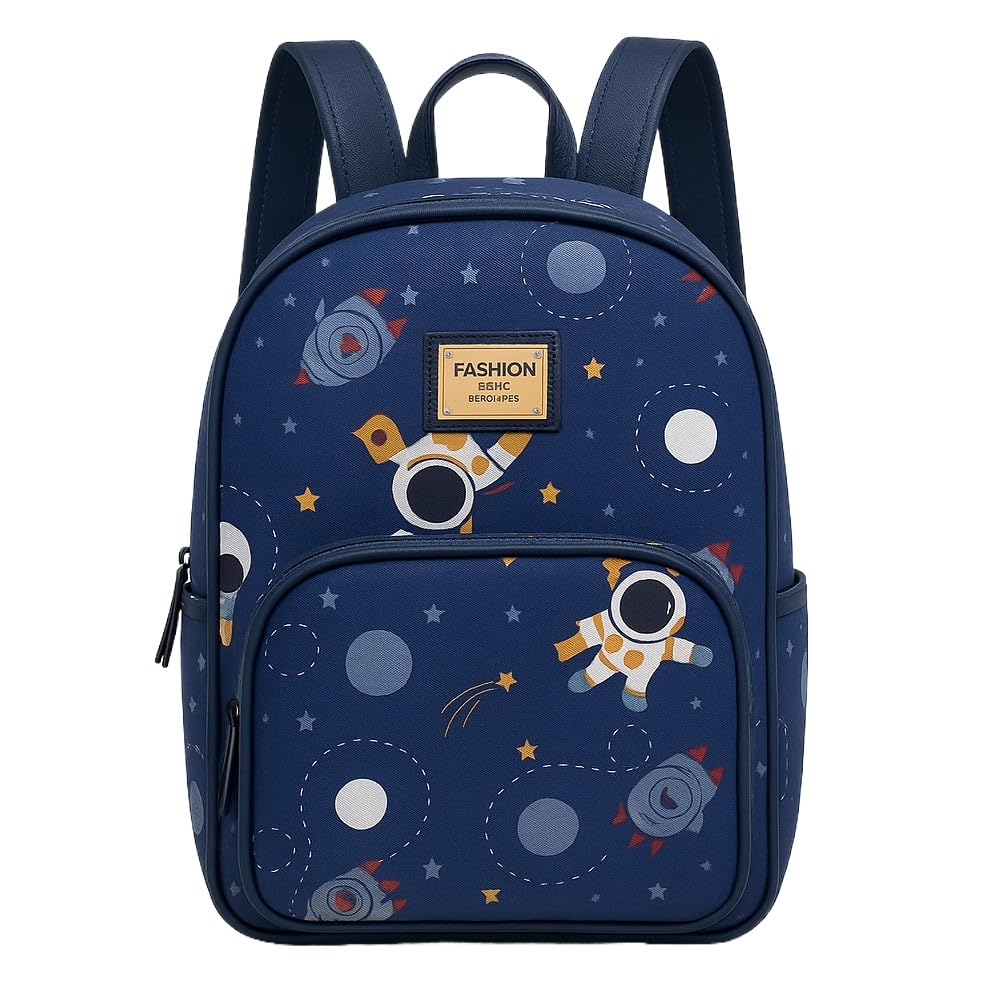 Mochila Maternidade Infantil Unicórnio Estampada Leve Para Escola Creche Passeio(ASTRONAUTA)