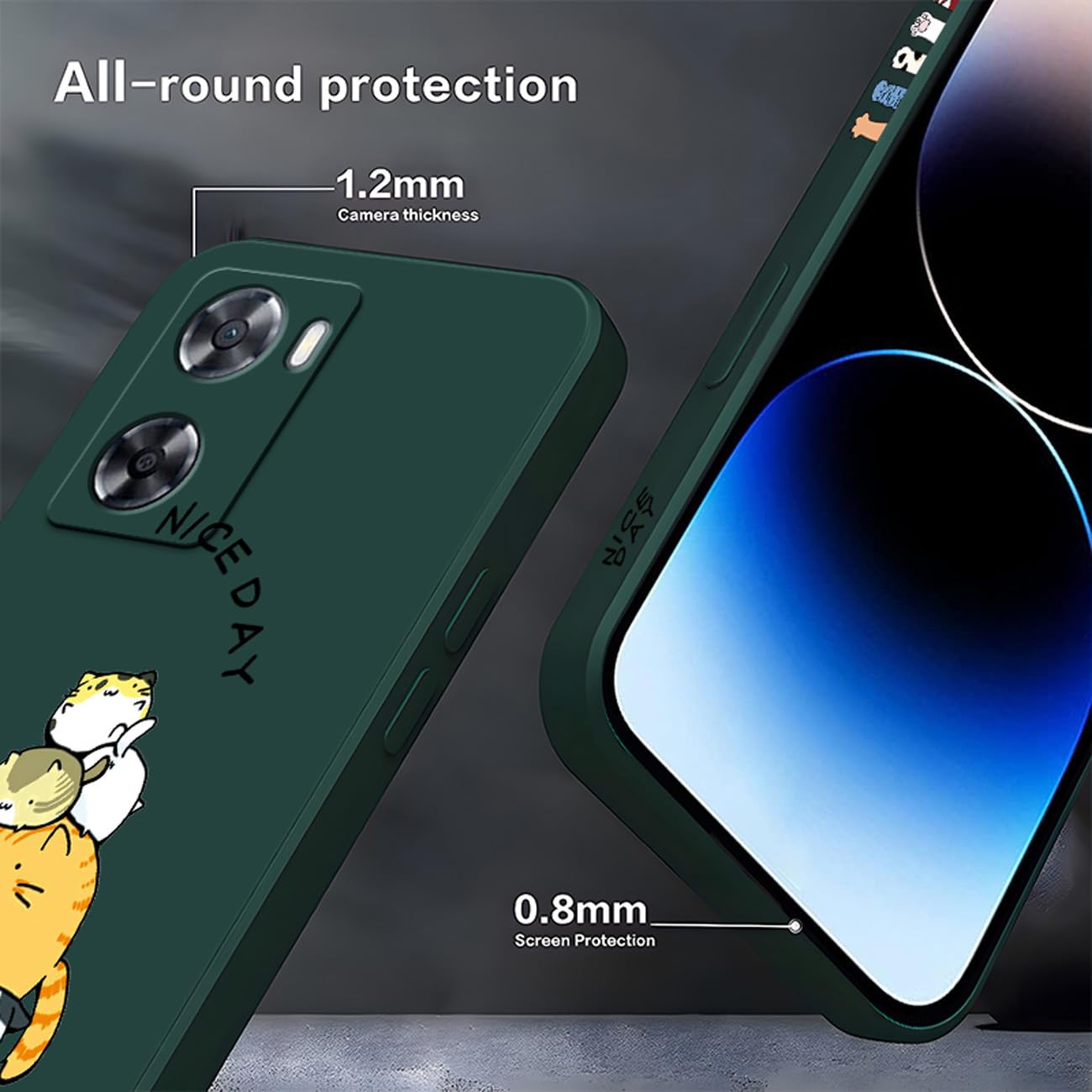 Case Tpu Morbida Custodia Gel Silicone Per OPPO A57 4G - Cover Morbida E Sottile Per A57S/A77/A77S Case Oppo A77 - Foto 12