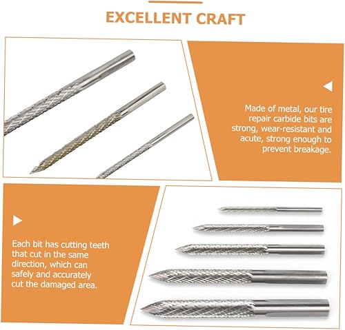 Miniatura 9 de VICASKY 2 juegos de brocas automotrices Herramientas automotrices cortador de alambre de acero, herramienta de perforación de reparación de