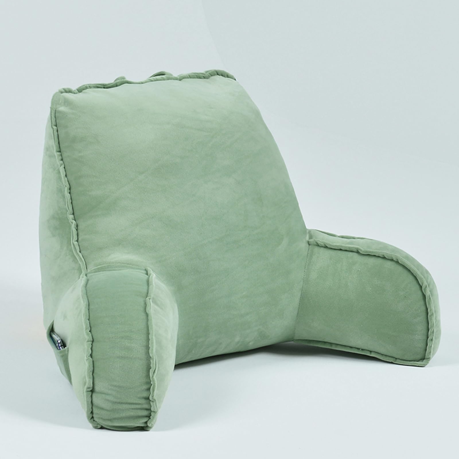 Oreiller De Lecture avec Accoudoirs -Portable pour Lit Cale Nuque & Bras - Confort Et Ergonomie Coussin Dos Canapé Fauteuil Canape, 75 * 40 * 40cm (with Round Pillow)