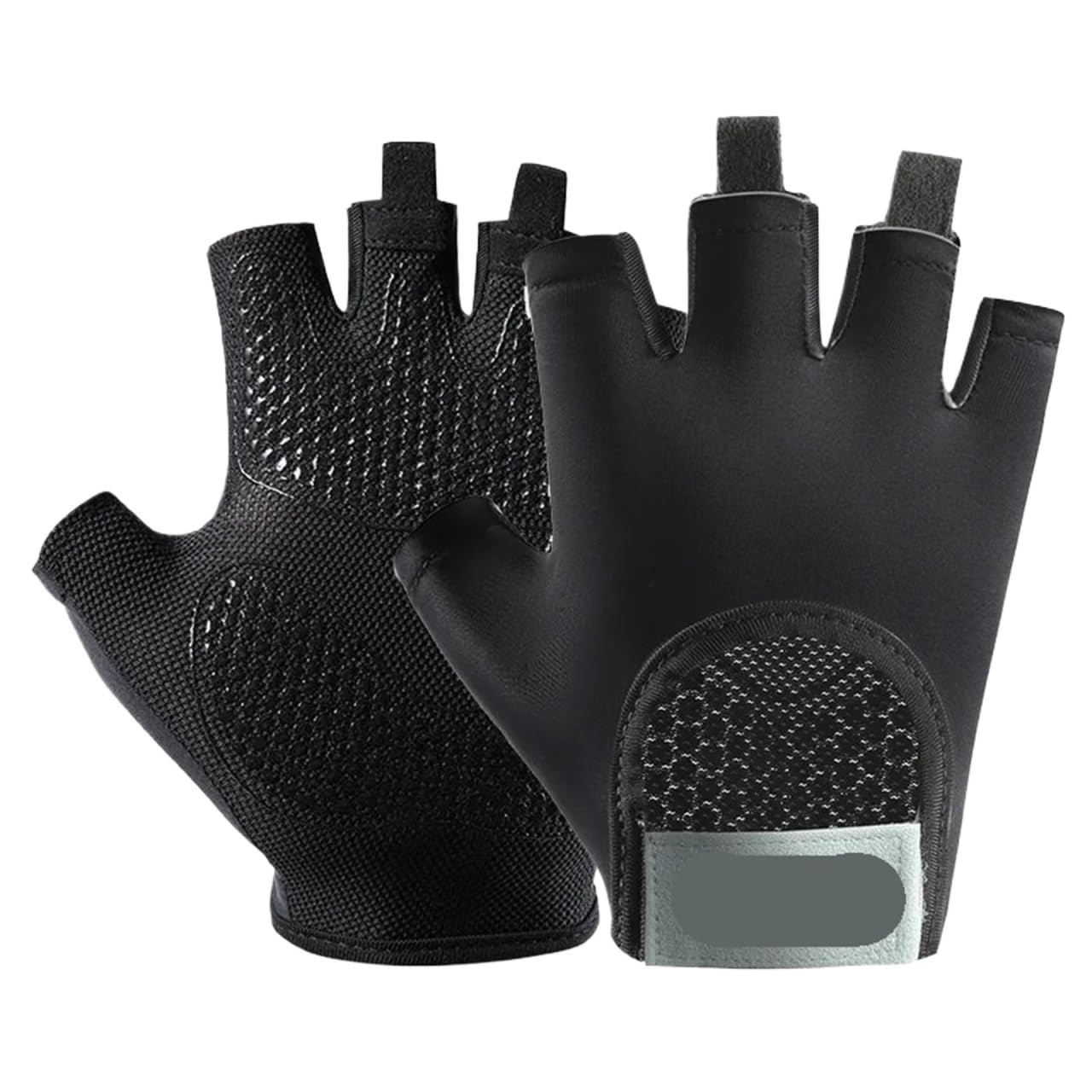 Guanti da fitness estivi con palmo in silicone, ammortizzanti, mezze dita, colorati, for palestra, for uomo e donna, protezione solare Per Fitness