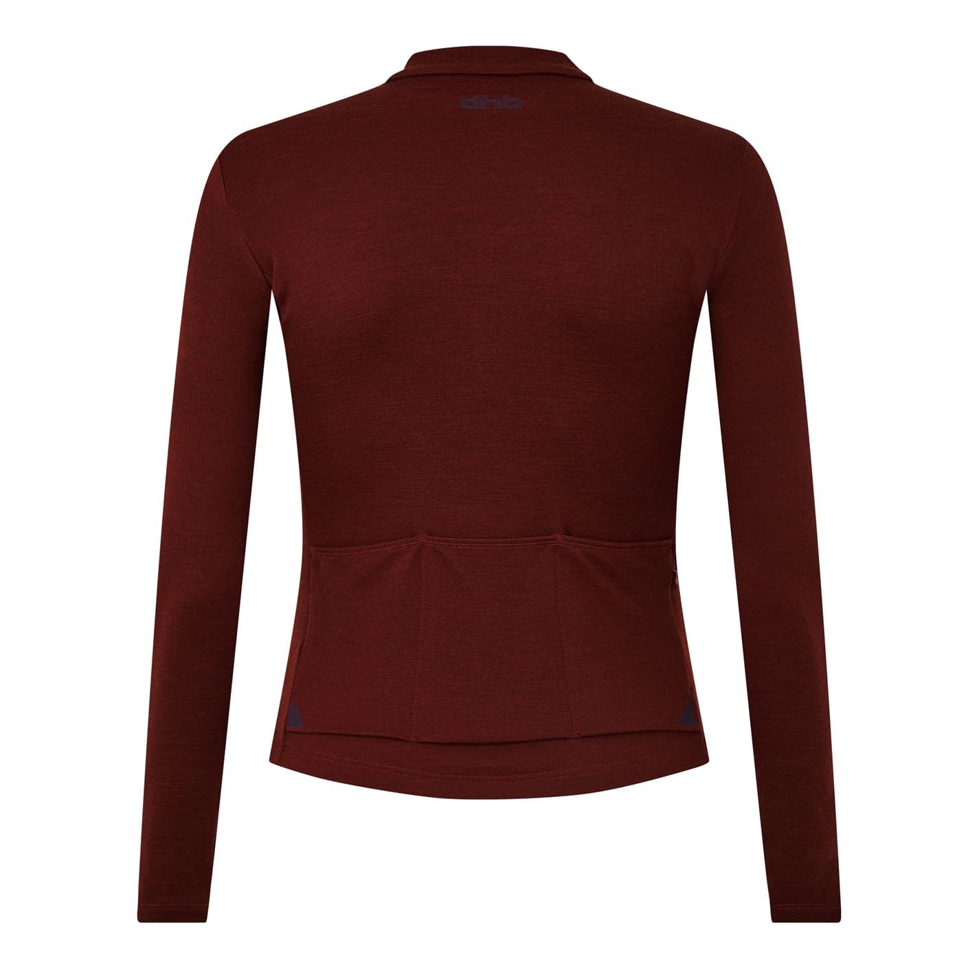 DHB Mens Aeron Merino Long Sleeve Jersey 2.0 Fired Brick XL