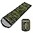 3-4 Season Sleeping Bag for Adults & Kids, Lightweight Warm Cold Weather Camping Bag with Waterproof Compression Sack - Portable for Hiking, Backpacking, Traveling & Outdoor Adventures (Camouflage)