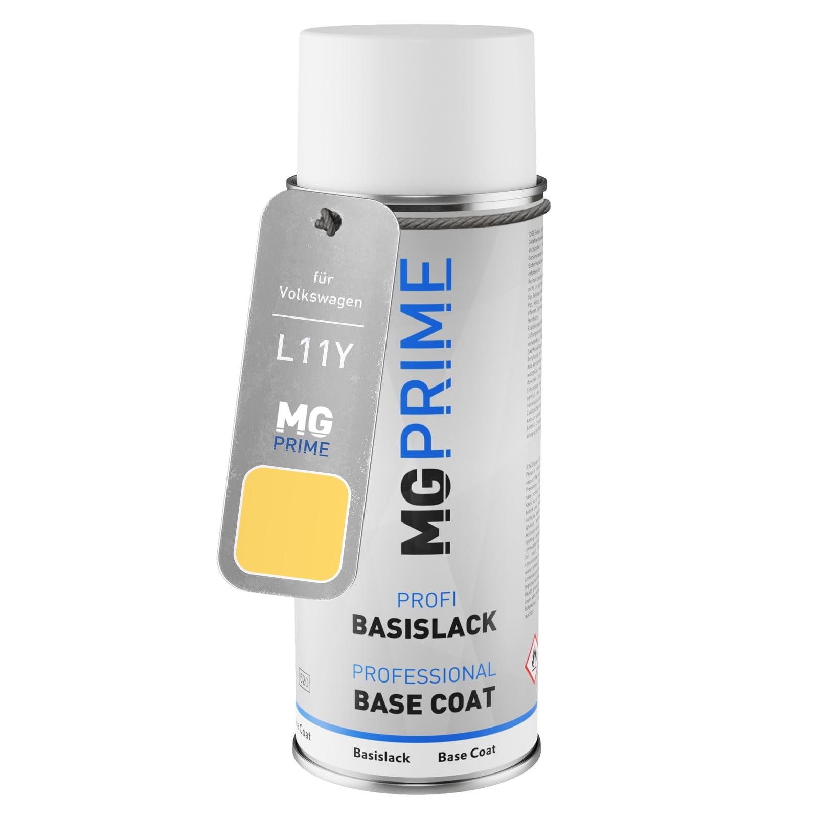MG PRIME Car paint Spray can for Volkswagen VW L11Y / 11Y Bananagelb/Panama Yellow Base coat spray can 400ml