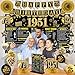 75th Birthday Decorations Kit for Men Women, Black Gold 24PCS Back in 1951 Banner Decorations , Vintage 1951 Banner Wooden Table Sign Poster Hanging Swirl Balloons Paper Fans Cheers to 75 years
