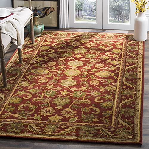 Tapete artesanal tradicional SAFAVIEH 91x152 cm rojo