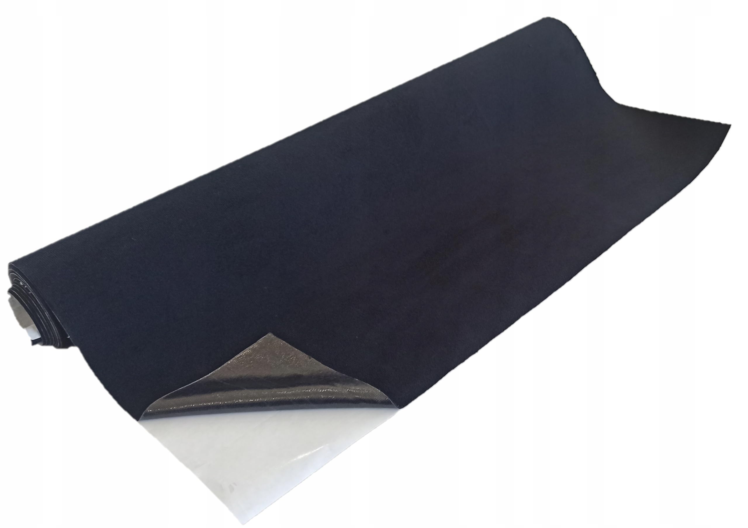 TAPHICEROS Tissu en velours Autocollant, Noir, 200cm x 140cm, Vendu au Mètre de tissu en microfibre, Matériau décoratif, Artificiel Aspect Daim Imitation pour Rideau, Meubles, DIY, Auto
