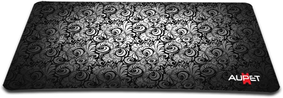 AUPET Black Design NEW Big Size 14“ X 10" Computer Optical Neoprene Mousepad PC Mouse Mat Mice Pad Silicone Mouse Pad FP-MP-028