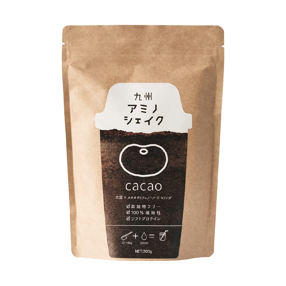 九州アミノシェイク ソフトプロテイン 300g 植物性原料100% 九州産 モリ…