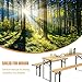 Giantex 70'' 3-Piece Portable Folding Picnic Beer Table with Seating Set Wooden Top Picnic Table for Patio Outdoor Activities Garden Use, 30'' Table Height