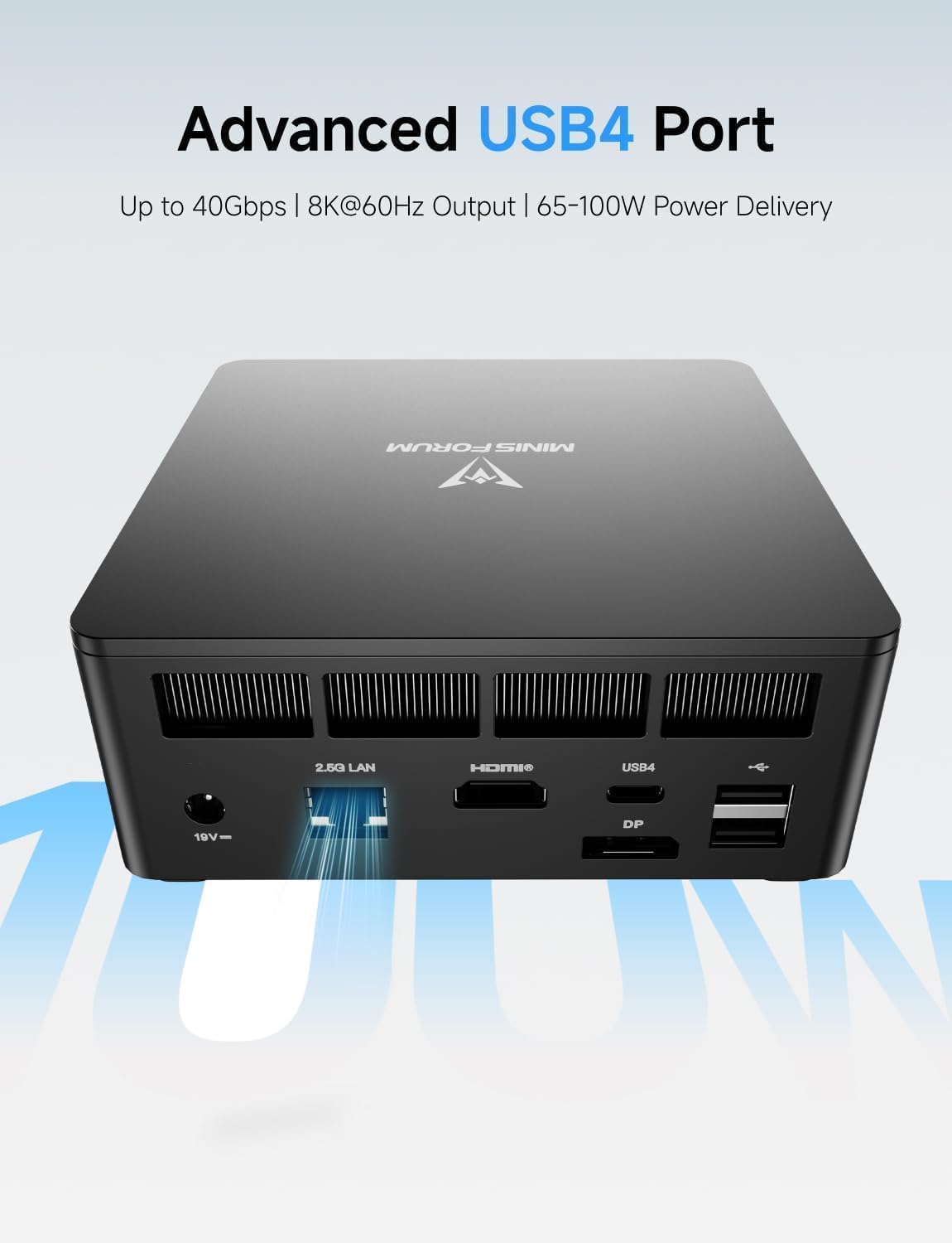 MINISFORUM UM760 Slim Mini PC, AMD Ryzen 5 7640HS, 6 Çekirdekli/12