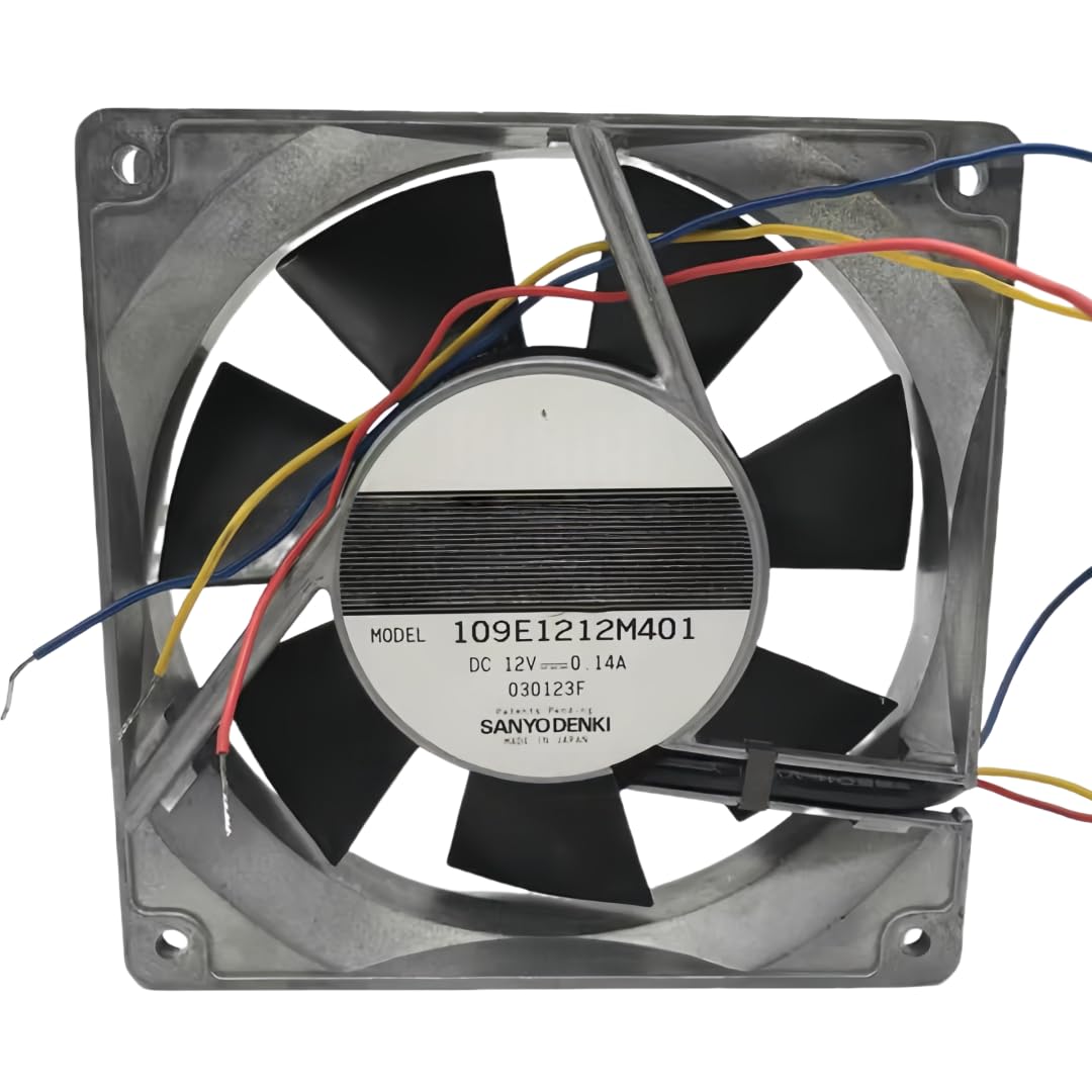 CZVJUKBYP 109E1212M401 12V 0.14A 12025 Cooling Fan 120x120x25MM
