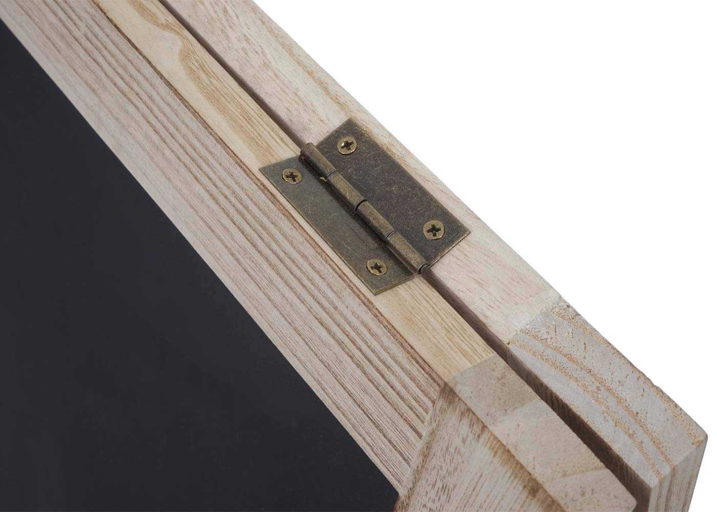 Mendler XL HWC-C17 - Pizarra publicitaria, 2 superficies de escritura plegables, 100 x 50 cm