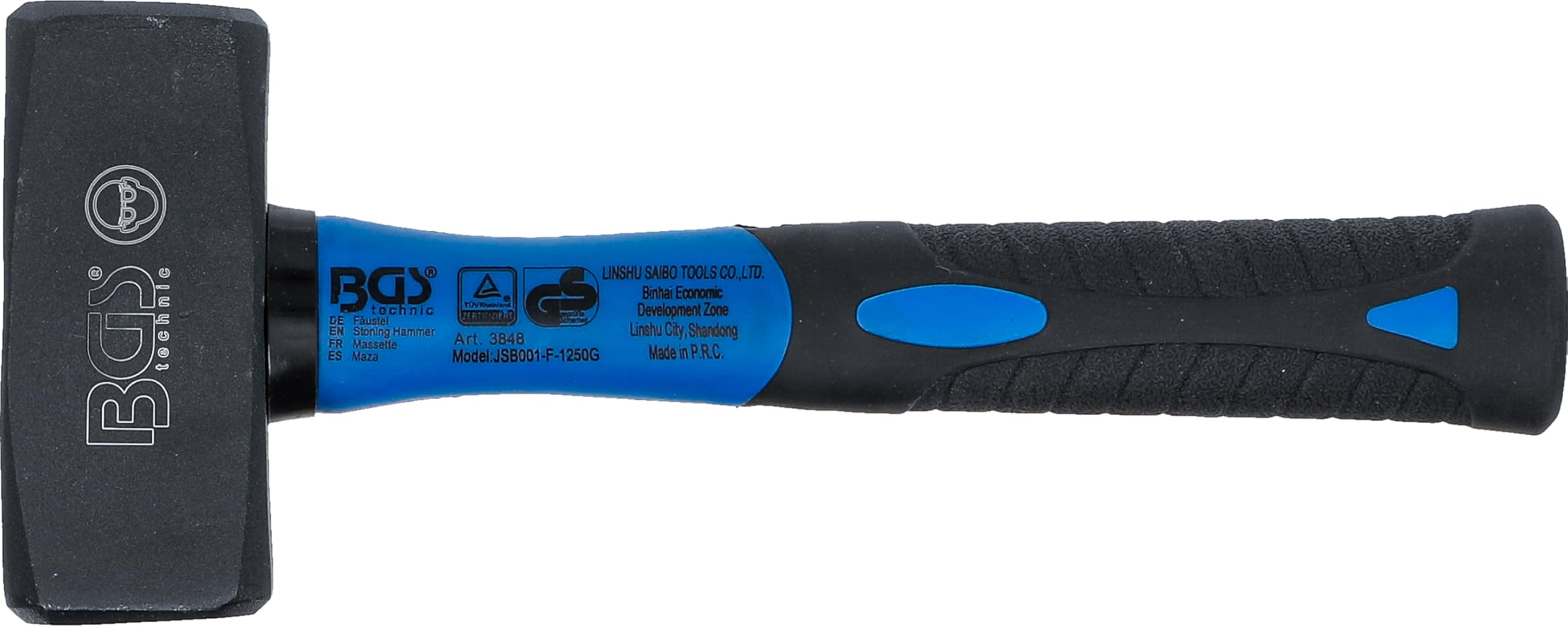BGS 3848 Mazzetta manico fibra di vetro 1250 g DIN 6475