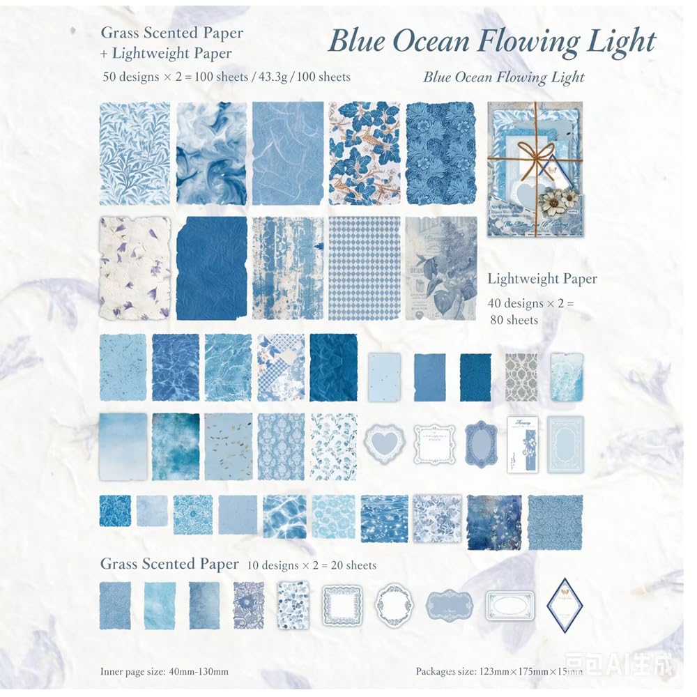 Vintage Scrapbook Paper - 400 Floral Designs -3 Vintage Scrapbook Paper - 400 Floral Designs -3
