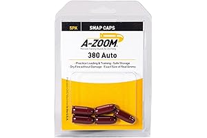 Pistol Metal Snap Caps 380Auto 5pk