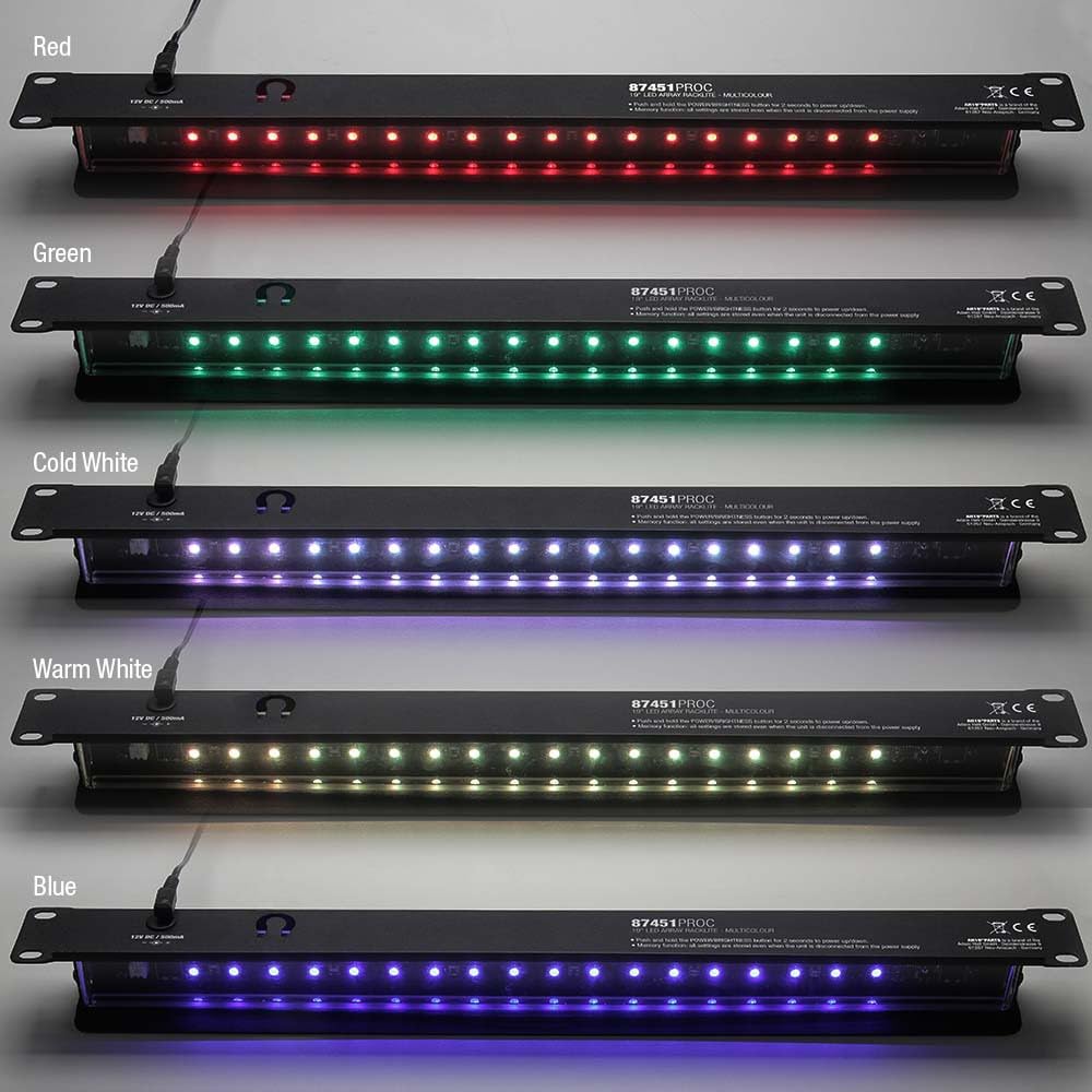 Éclairage LED de 19 Pouces - Multicoloree - Noir