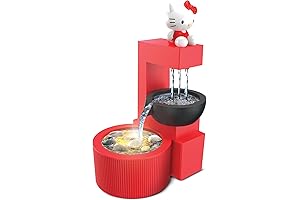 Hello Kitty LED Tabletop Waterfall Fountain