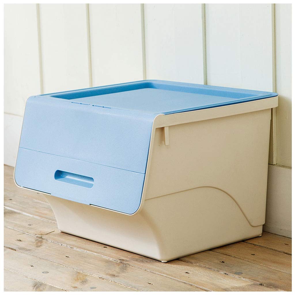 Armadietto multifunzione per ufficio, schedario, divisori, cassetto, armadio, dormitorio, archiviazione dati, abbigliamento, in plastica, blu, verde, 44, 39,5, 30,9 cm, blu