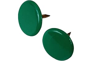 Green Thumb Tacks for Bulletin Boards and Wall Decorations (40-Pack)