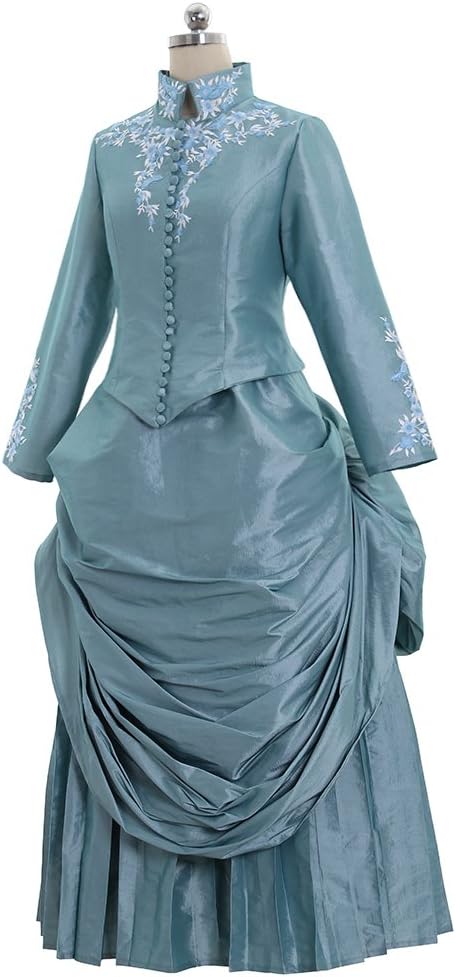 1791's lady Victorian Bustle Gown Dress Medieval Renaissance Minas Bustle