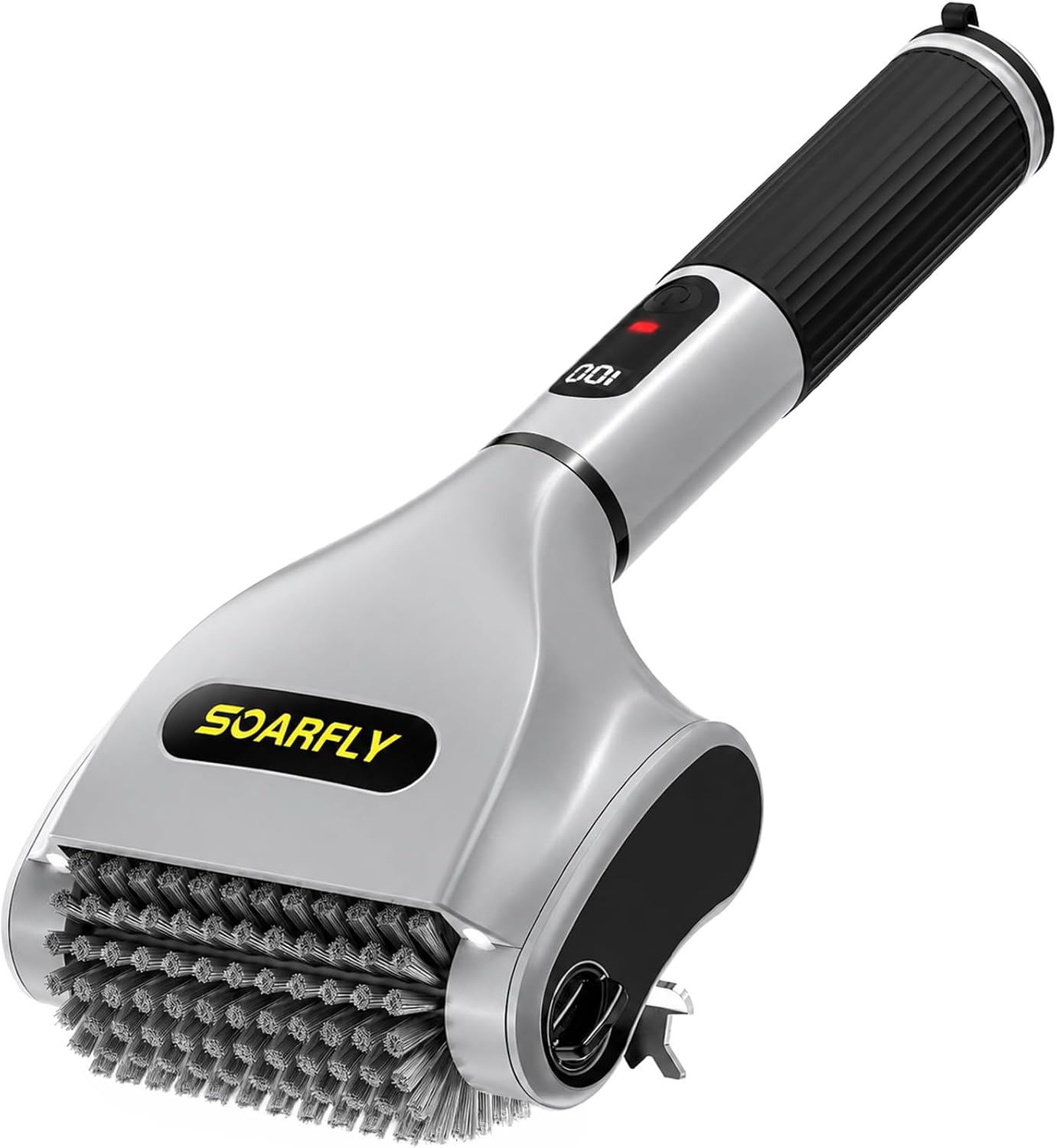 SOARFLY Electric Grill Brush, High-Torque 800 RPM Cordless BBQ Cleaner