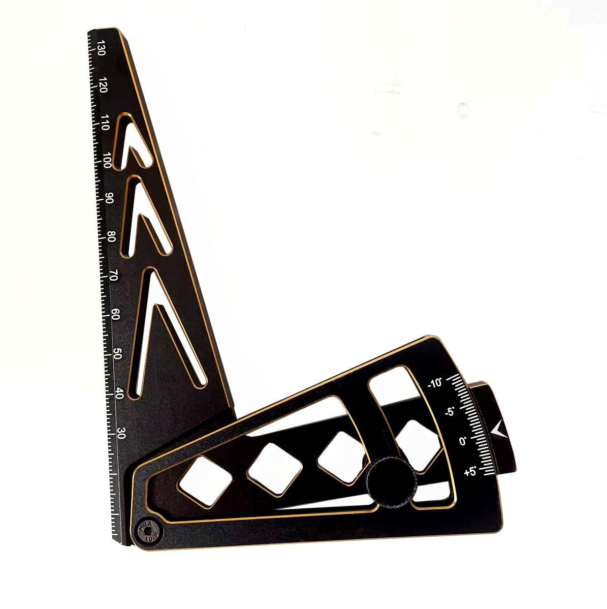 Hobbymall RC Car Camber Gauge Adjustable RC Car Wheel Rim Camber Gauge Height Measuring Ruler for 1/10 1/8 RC Crawler