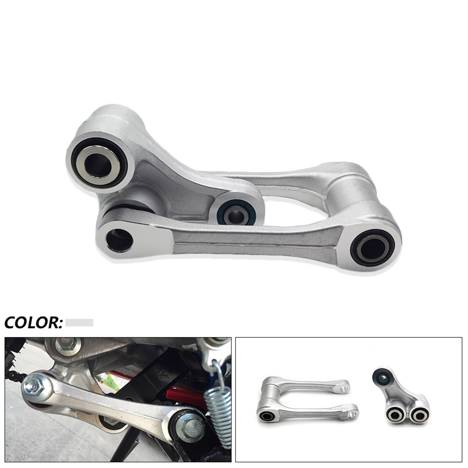 Zestaw linki sprzęgła motocykl Pasuje do SX SXF XCF FC FX TC125 150 250 450 kuty drążek pociągowy tylny wahacz połączenie tylnego amortyzatora trójkąt dźwignia ramię łączące(Triangle Lever)