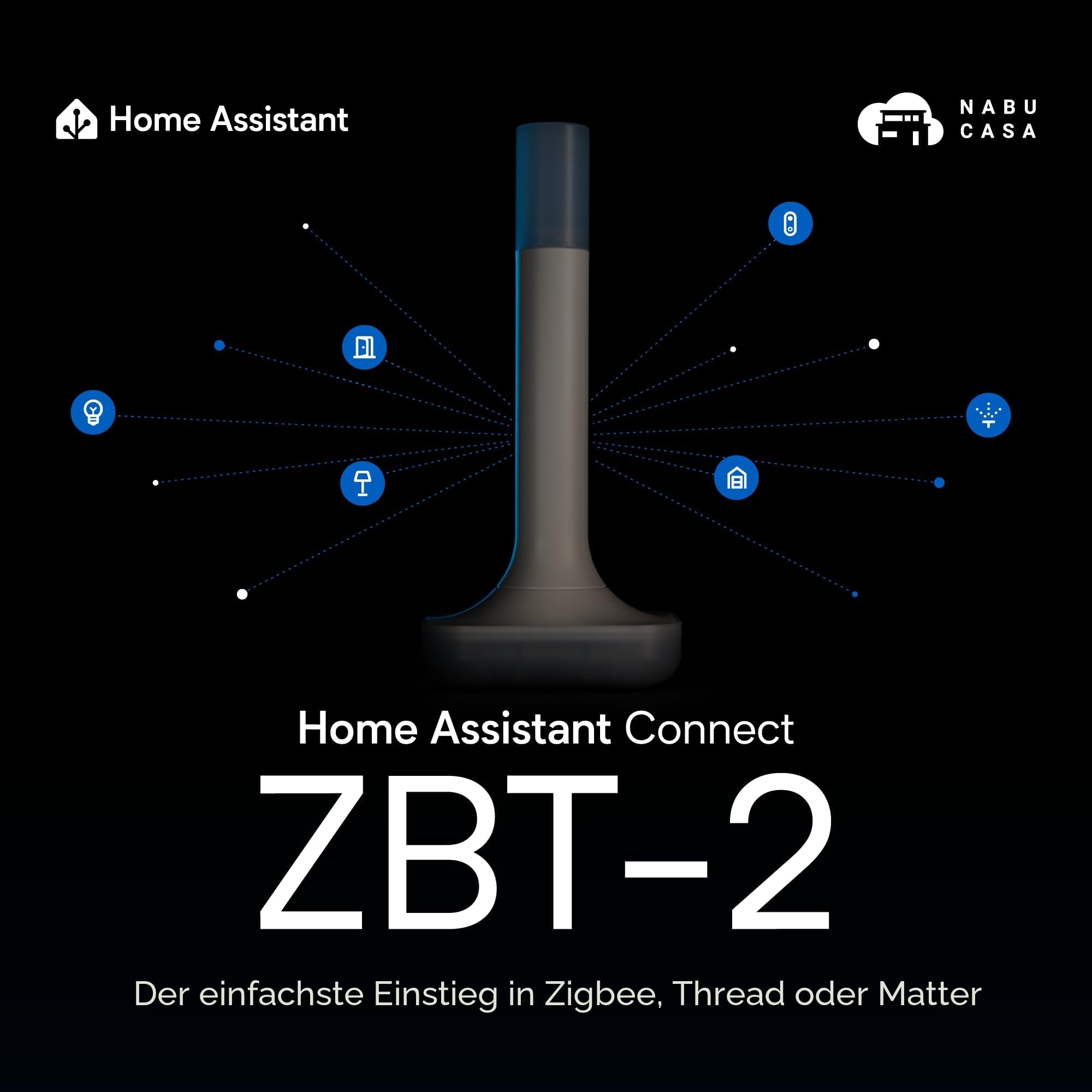 Home Assistant Connect ZBT-2 Zigbee Thread Matter Offizielle Hardware