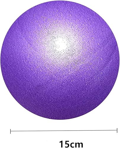 Miniatura 2 de Mini pelota de yoga de ejercicio de pilates, pequeña pelota inflable de yoga de ejercicio de 6 pulgadas, equipo de entrenamiento básico y terapia