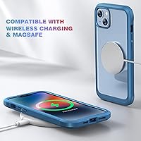 Vista 4 de Diaclara - Funda diseñada para iPhone 14 de 6.1 pulgadas, de cuerpo completo, con protector de pantalla sensible al tacto y antiarañazos