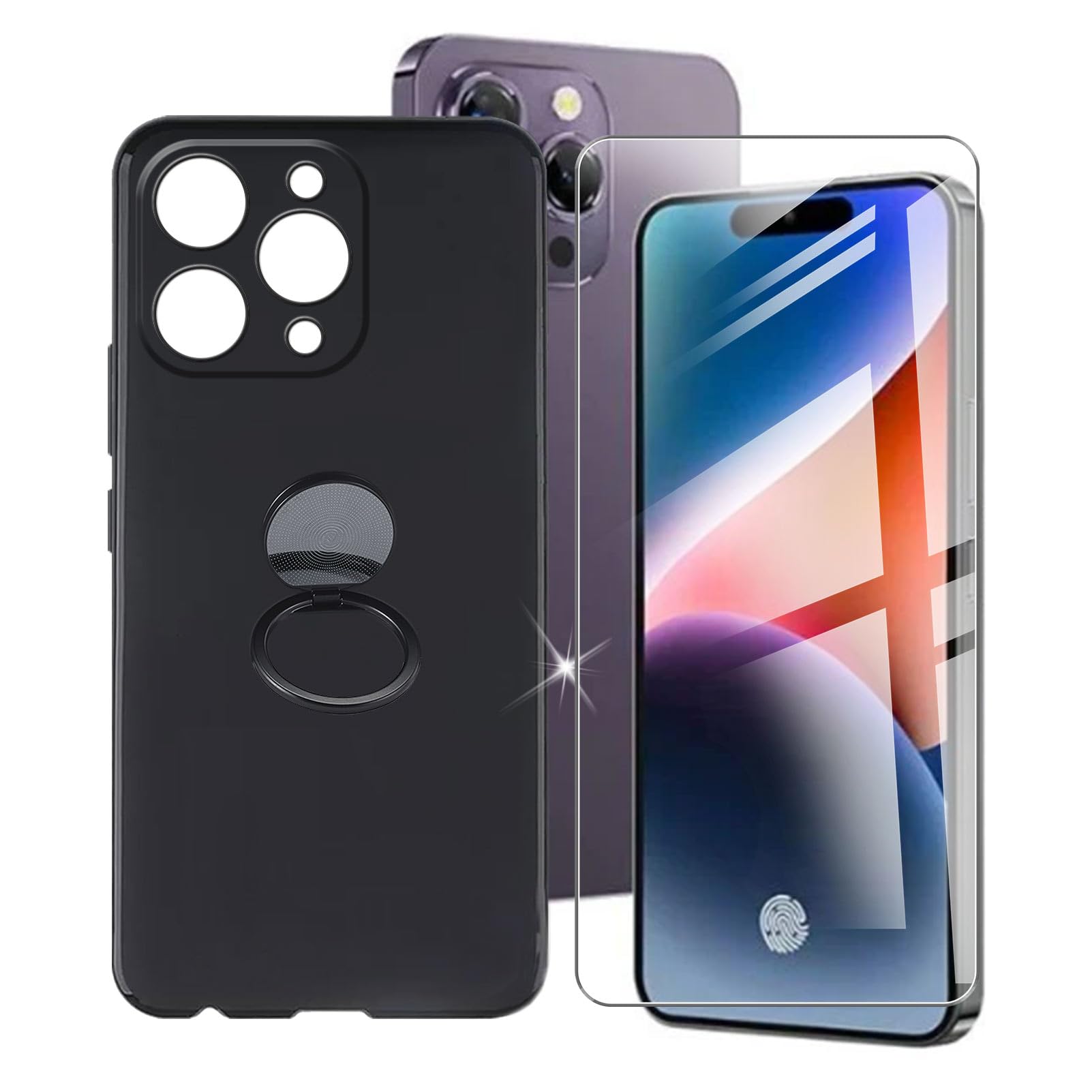 Amazon.com: AQGGIIXY for Oukitel P1 Case, with [ 1 x Tempered