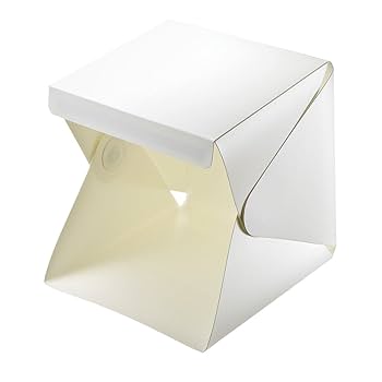 Amazon | サンワダイレクト 撮影ボックス LED ライト付き 小型