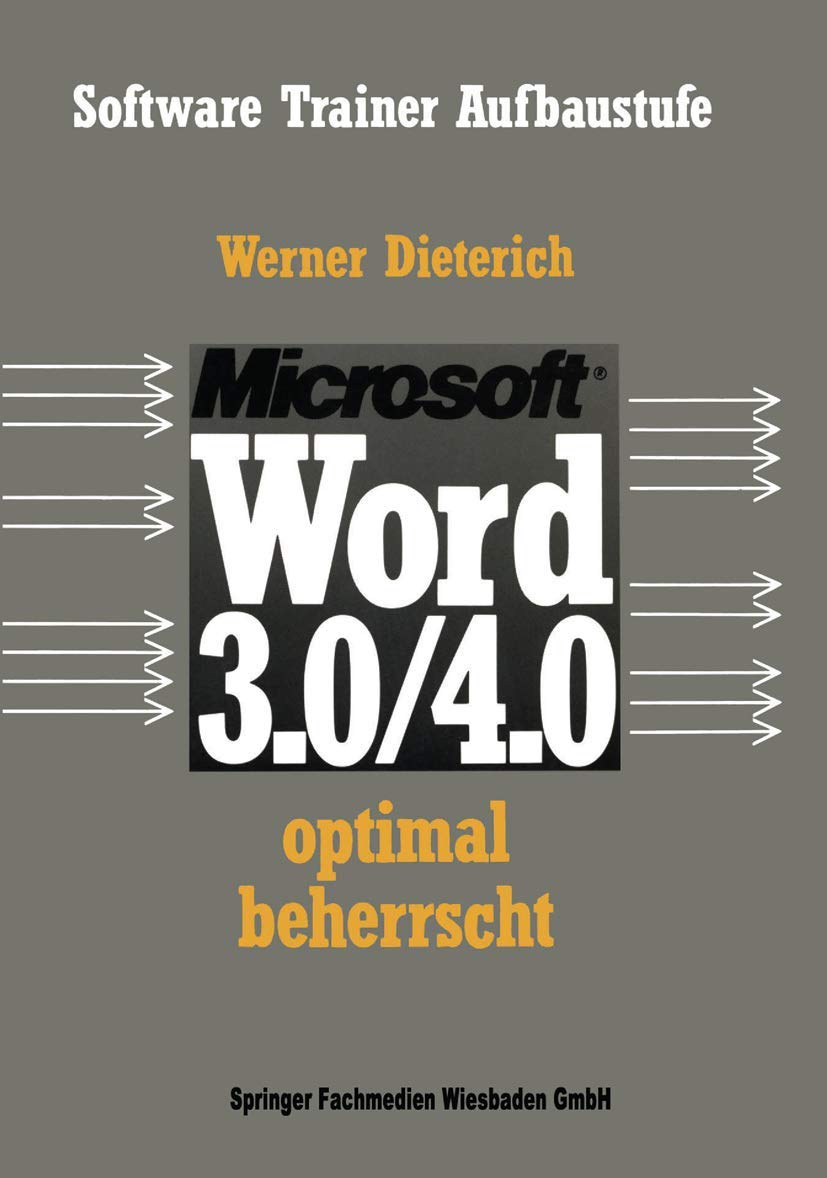 Word 3.0/4.0 Optimal Beherrscht (Software Trainer Aufbaustufe)