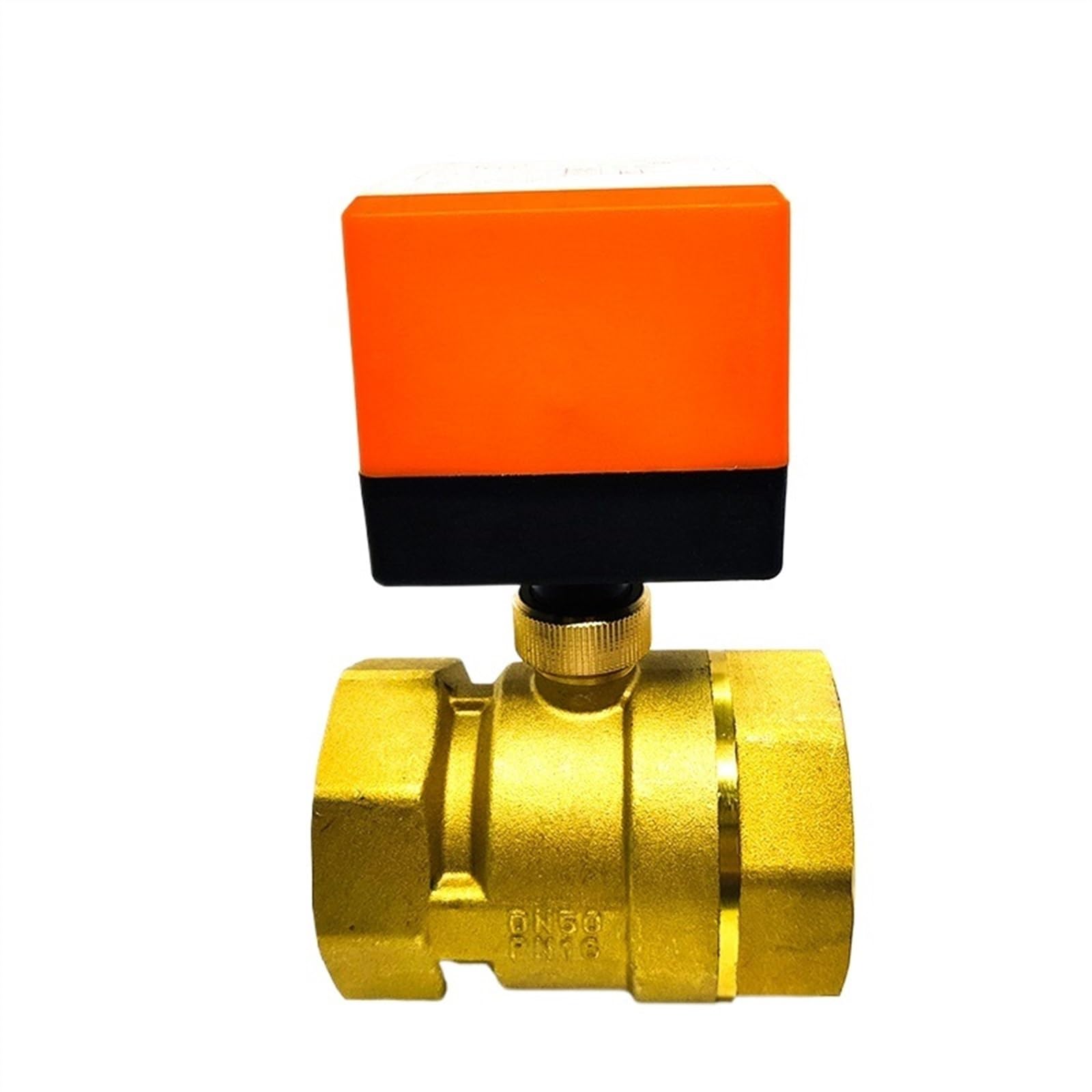 2" Electric Ball Valve Brass Air Conditioning Floor Heating Solenoid Valve Two-Way AC220V DC24V DC12V(220VAC)