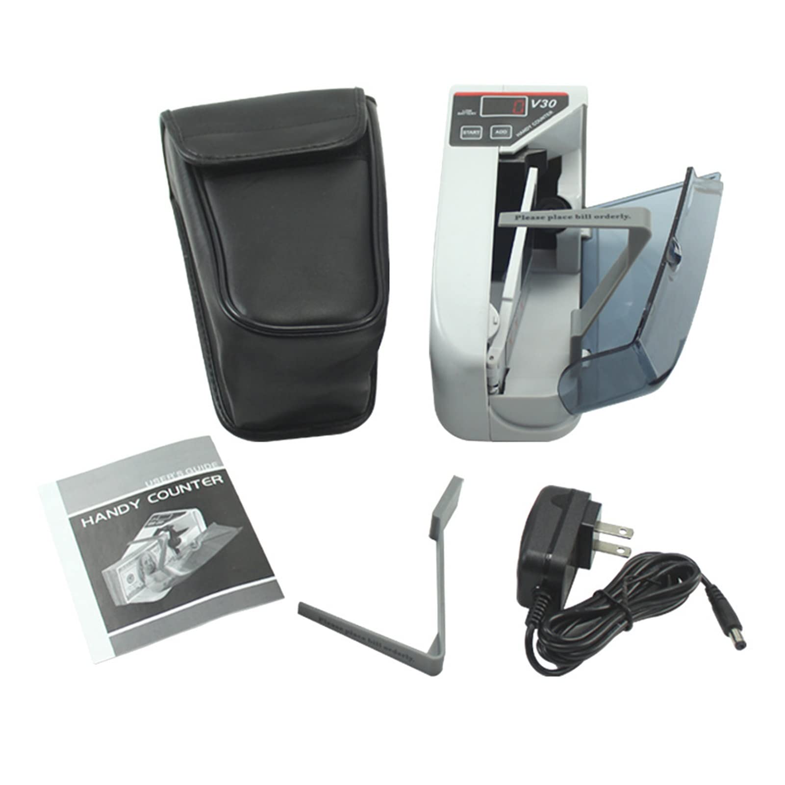 V30 Money Counter Machine portatile Piccola for le bollette in valuta estera Contatura della macchina Multanazionale Bill Conteggio Macchina per le aziende