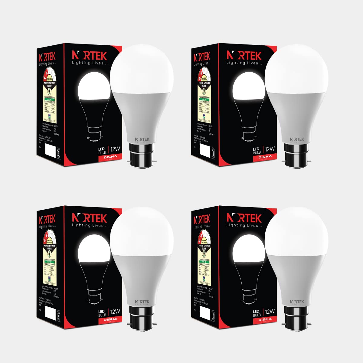Nortek Disha 12W Energy Saver B22 Led Bulb | Eco-Friendly Cool Day Cool White Led Bulb 12 Watt For Home, Office & Commercial Spaces | Energy-efficient Led Lights Pack of 3 (B0CHPCNF29) Amazon Price History, Amazon Price Tracker