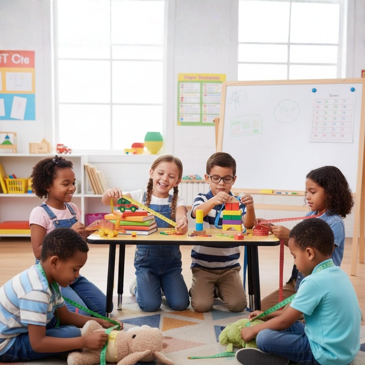Mètre à ruban - 12 pièces - Activités éducatives et d'apprentissage pour enfants