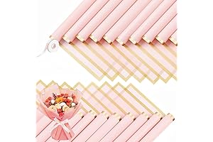 Gold-Edged Pink Wrapping Paper: The Perfect Complement for Exquisite Gifts