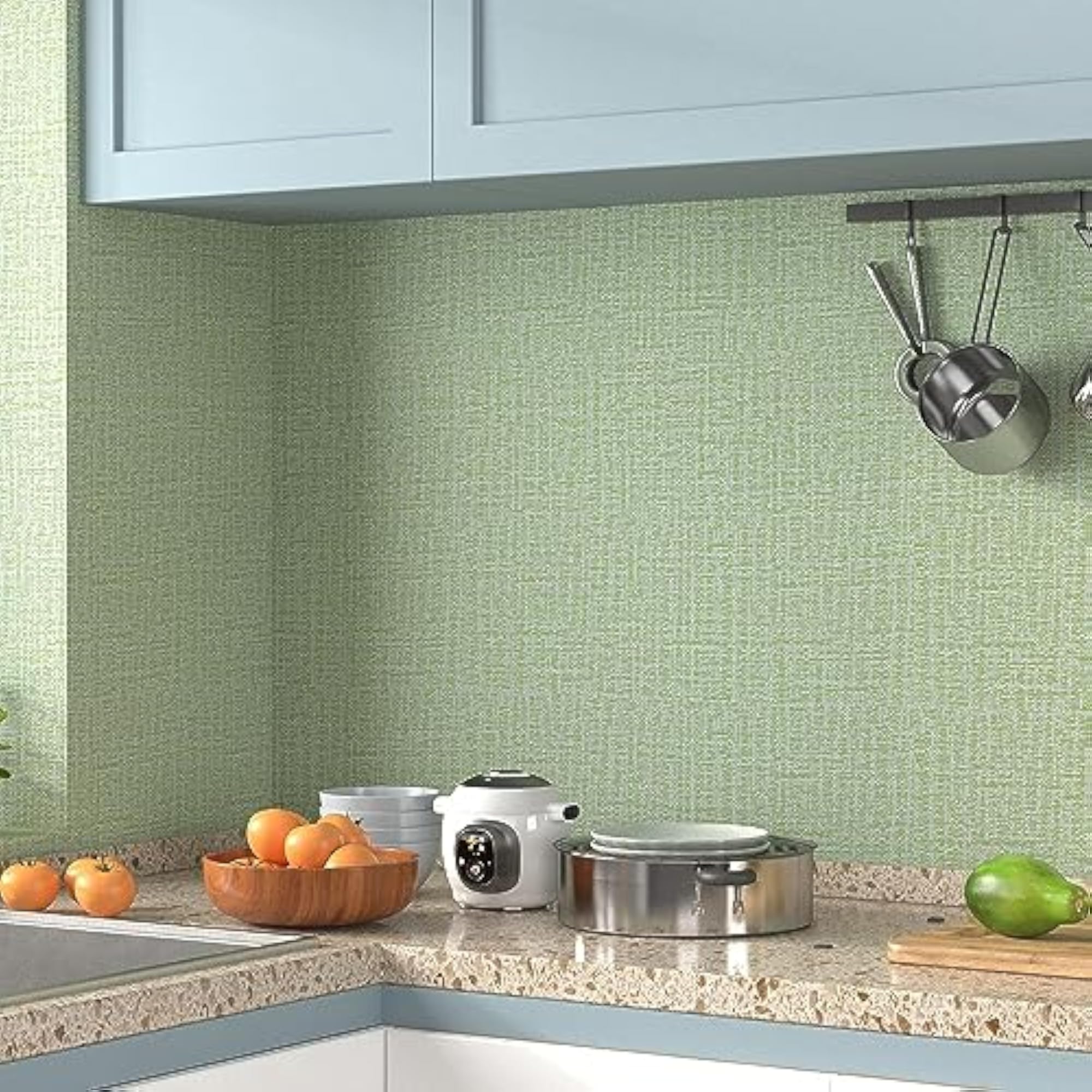 Fabric Textured Self Adhesive Waterproof Wallpaper
