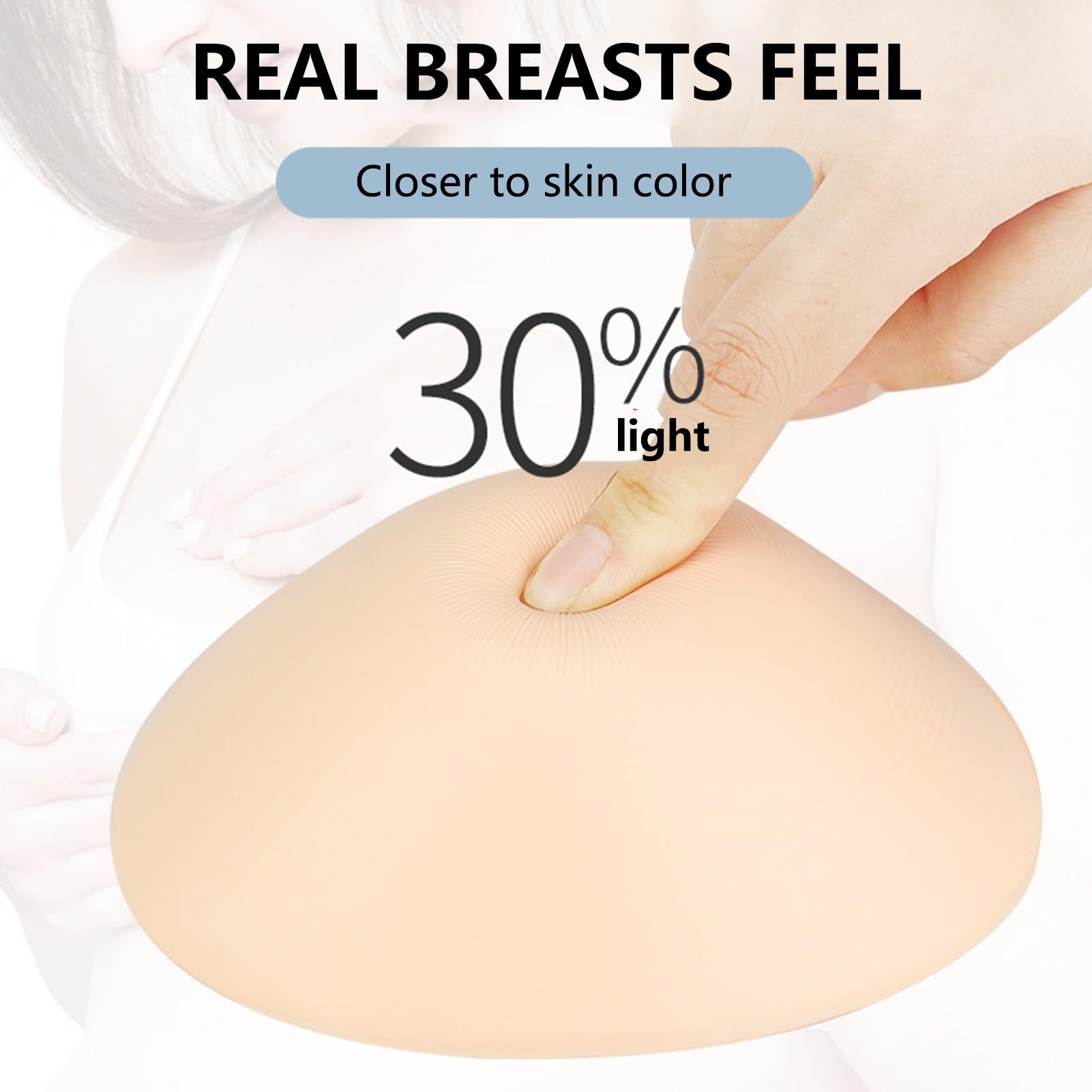 Coppette Assorbilatte Triangolari In Silicone Leggere - Push-up Enhancer Universale