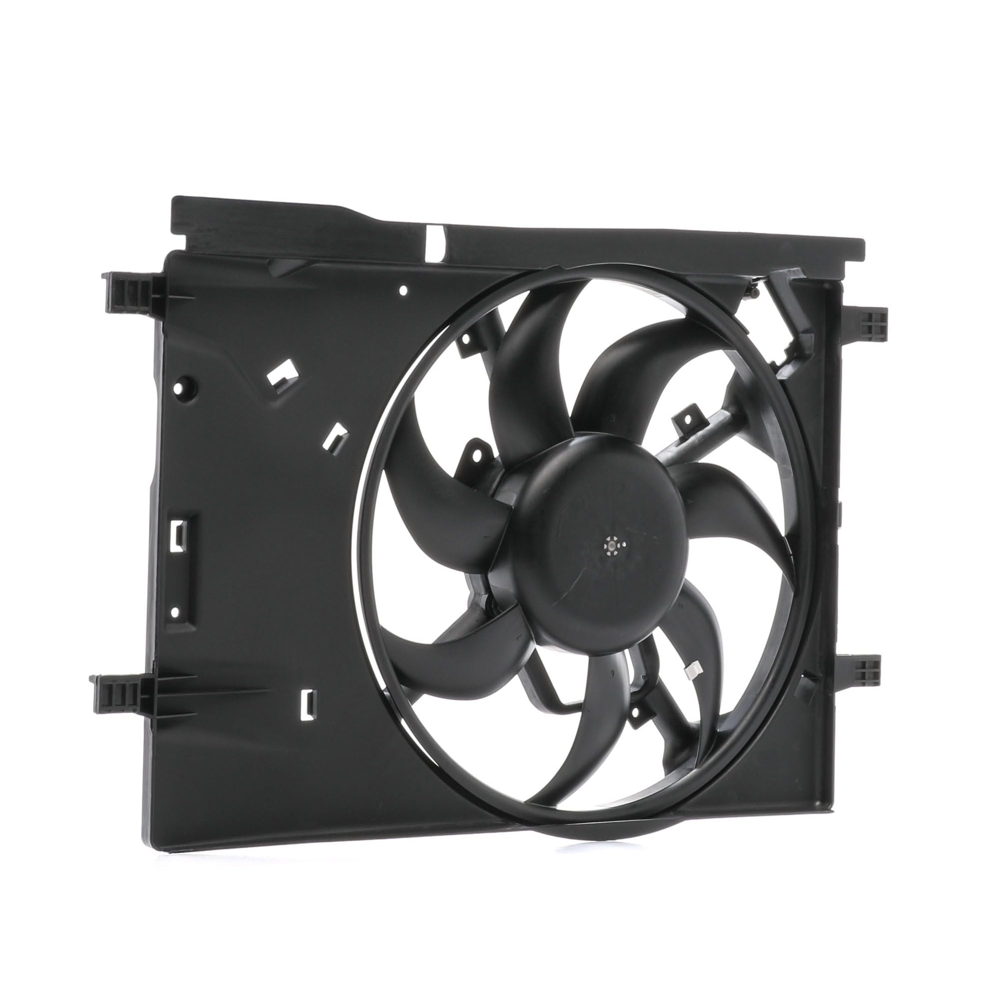 RIDEX 508R0284 Ventola radiatore con telaio ventola radiatore (telaio) con impedenza/resistenza carico Compatibilità con OPEL Corsa D Hatchback S07