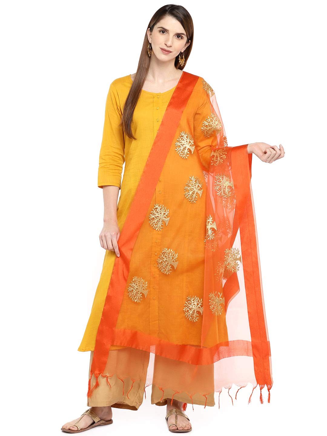 dupatta bazaar Woman's Leheria Chiffon Dupatta-picture-24