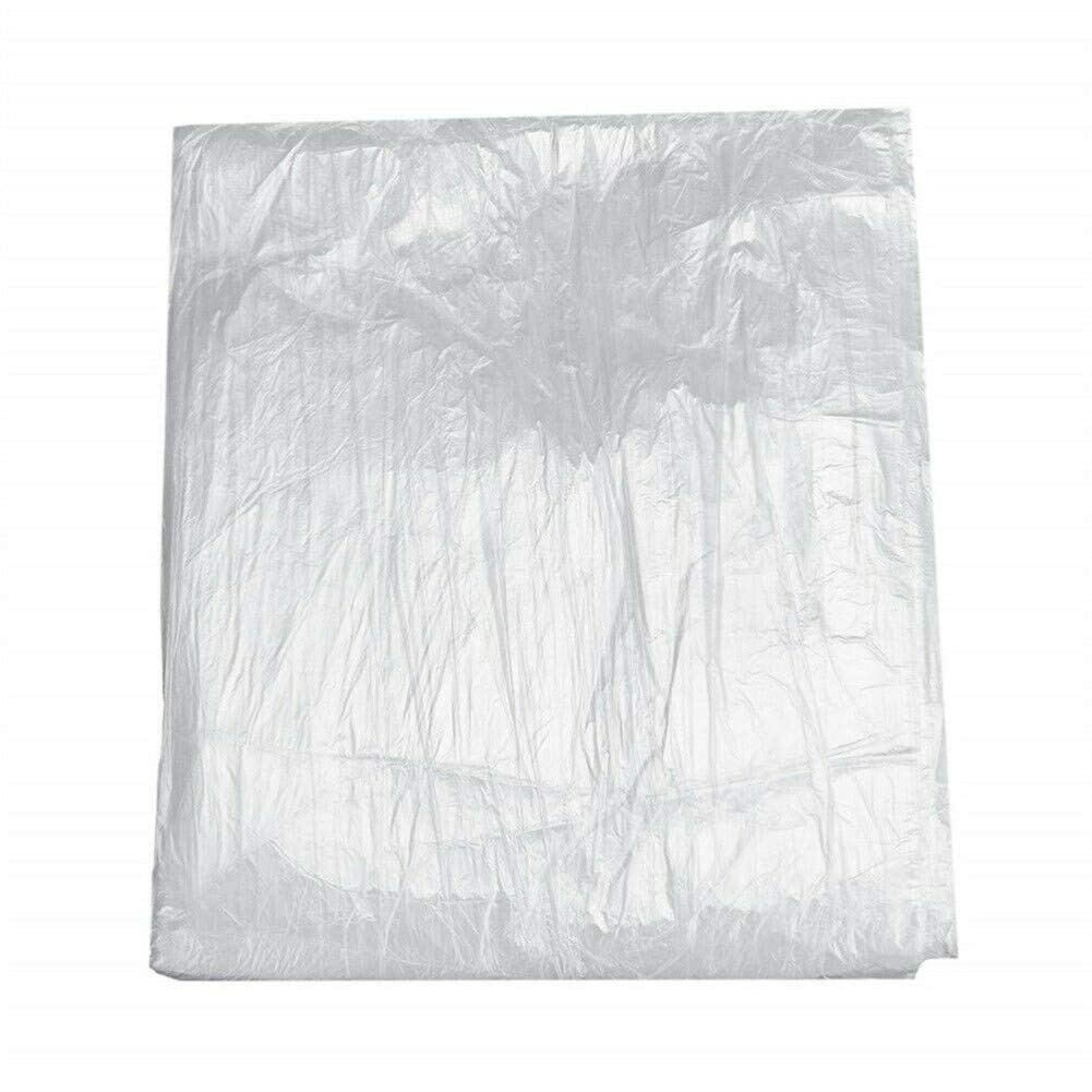 Lot de 100 housses jetables en plastique pour table de massage, spa, salon, 90 x 180 cm
