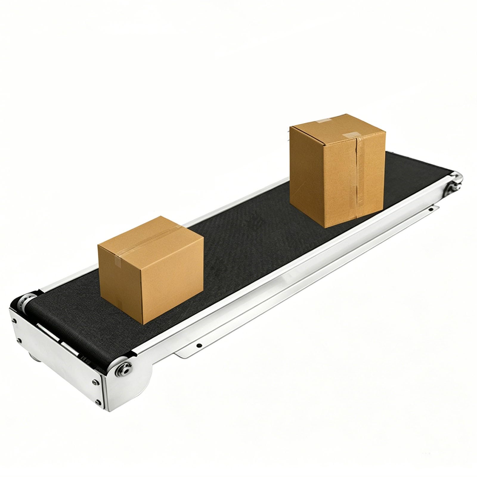 LTzygmion 460mm Assembly Line Electric Conveyor, Small Conveyor Belt, Load 5kg, Belt Speed 50-400mm/s, For Food Processing, Product Packaging And Friction Study