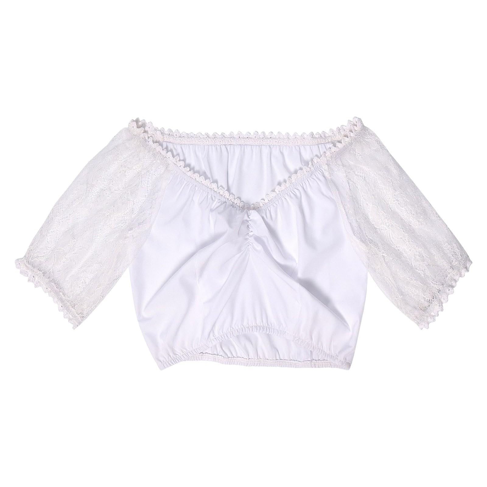 Generisch Dirndl Damen Midi Trachtenkleid 3 Teilig Zoro Cosplay Kostüm Kinder Jungen Damen 3-teiliges Trachtenkleid Schürze Bluse Midi Oktoberfest Verkleidung Bayerisches Karnevalskostüm