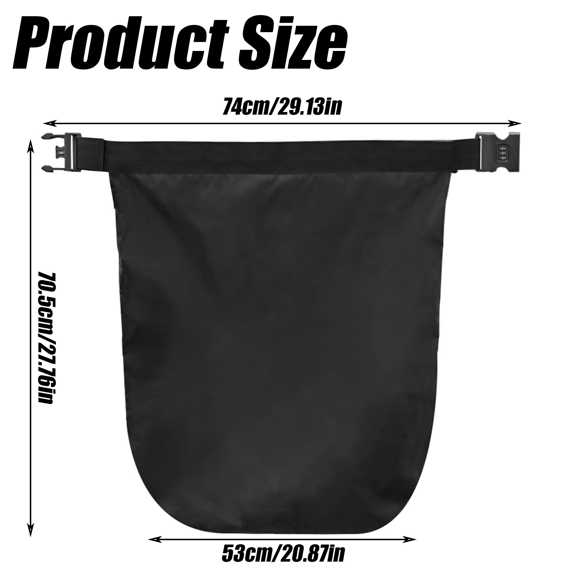 ZAHD Moto Oxford Tissu Sac Imperméable Portable Casque Double Usage Sac pour Casque de Moto Bagages Étanche Sac de Transport de Casque pour Conduire avec Une Moto pour Casque de Moto (Noir2)