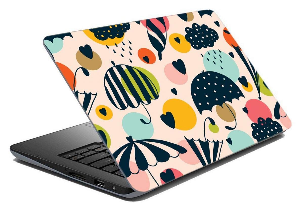 Paper Plane Design Laptop Skin for Upto 17 in Laptops